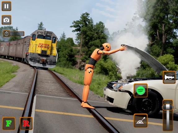 Train Track Rampage Crash screenshot