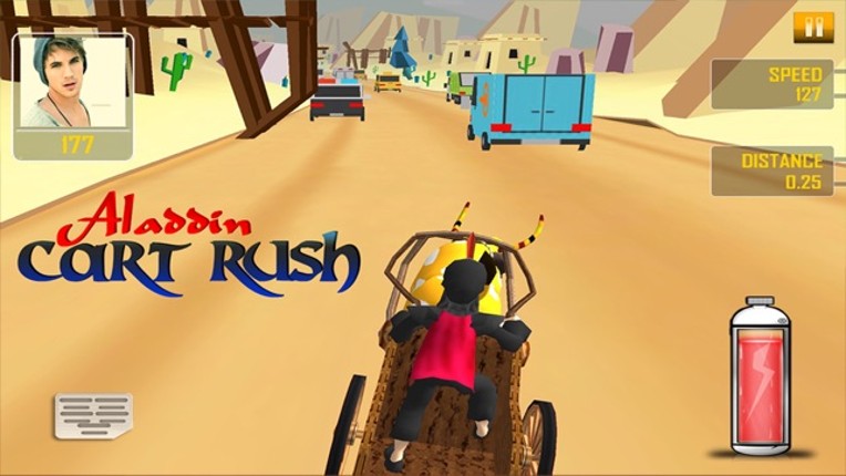 Aladdin Cart Rush 3D - Fun Racing Game for Kids Image
