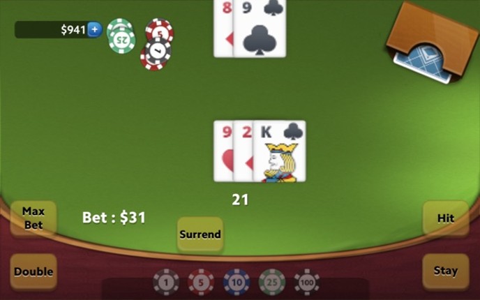 Blackjack 2018 screenshot