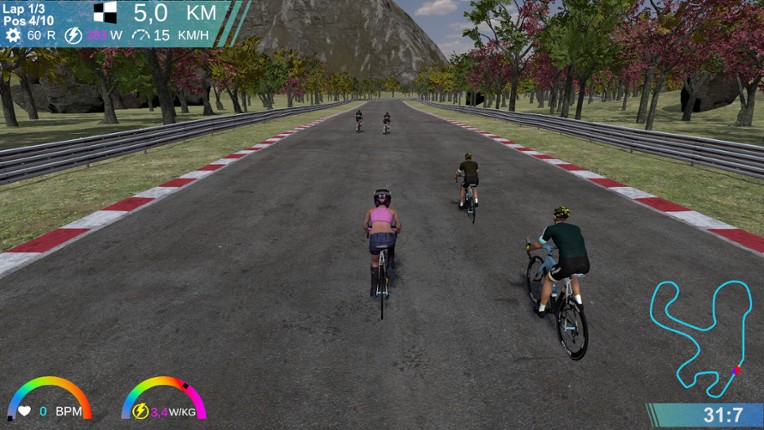 CyclingArcadeRaceSimulator screenshot