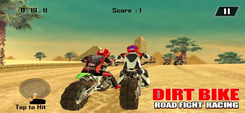 Dirt Bike Road Fight Racing Image