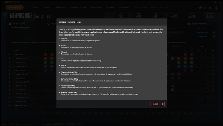Draft Day Sports: Pro Basketball 2026 screenshot