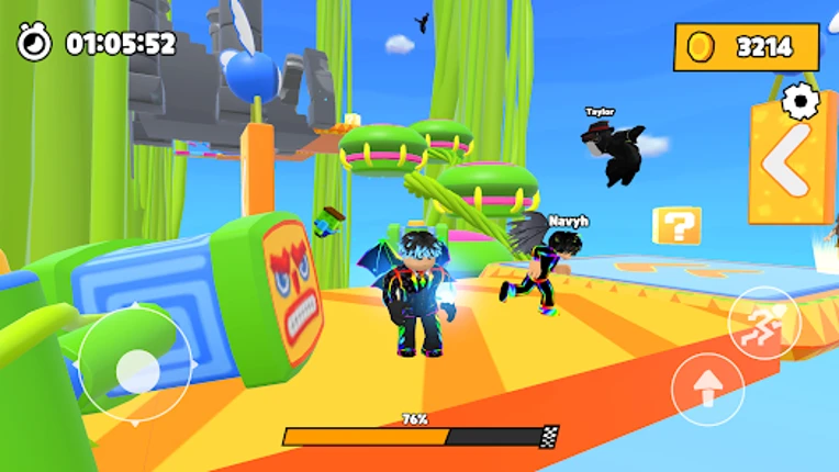 Rainbow Race: Obby Dash screenshot