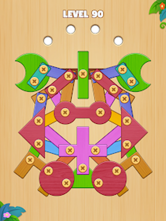 Screw Wood Nuts & Bolts Jam Image