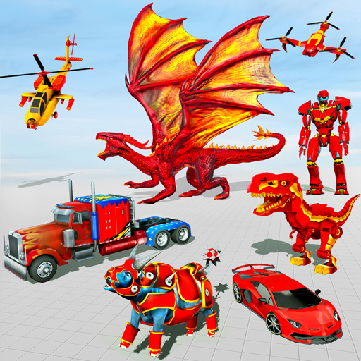 Games like Police Dragon Robot Car Game