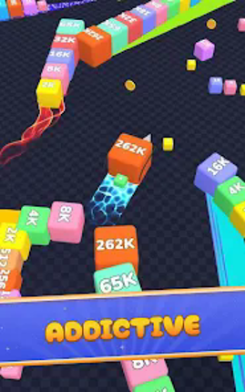2048 Snake : Number Cube Snake screenshot