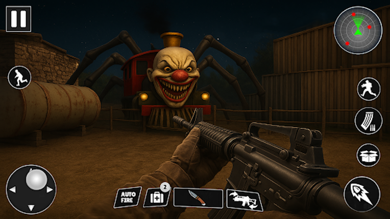 Horror Spider Train Escape Image