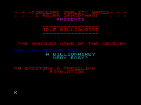 CSSCGC - ZX Idle Billionaire 2022 Image