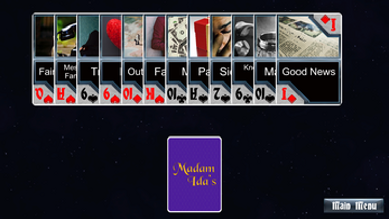Madam Ida's Fortune Telling Playing Cards Image