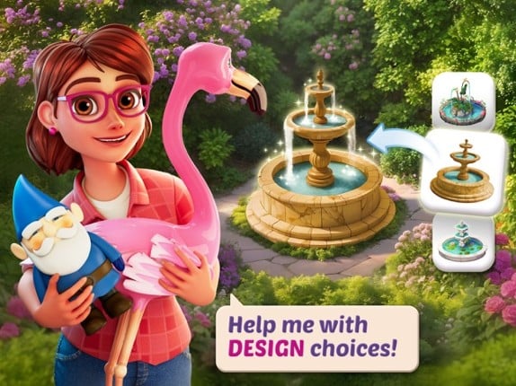 Lily’s Garden: Match & Design screenshot