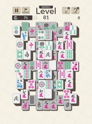Mahjong Solitaire 100 screenshot
