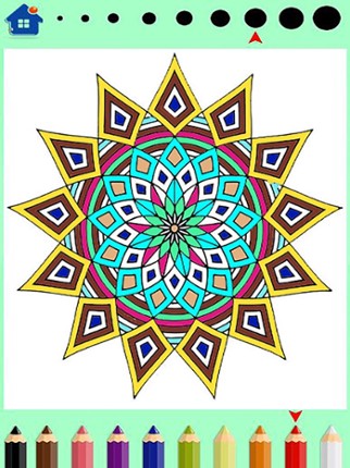 Mandala coloring book - for adults screenshot