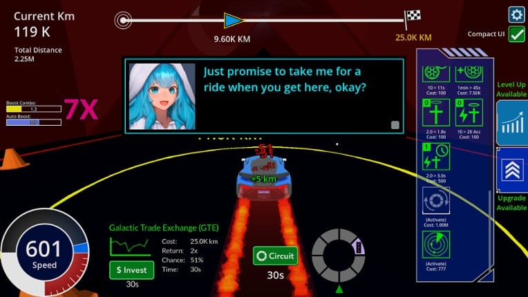 Progress Racer RPG screenshot