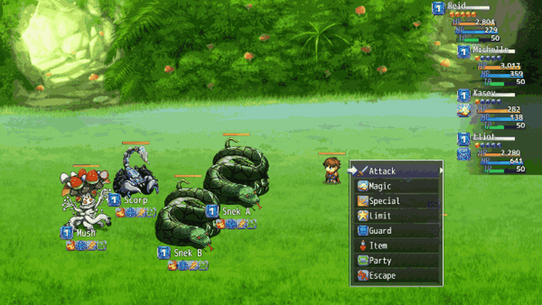 Sideview Battle UI plugin for RPG Maker MZ Image