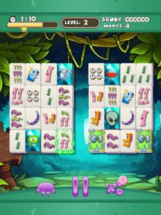 Weird Tiny Monster Mahjong Free - Addicting Chinese tile-matching board game Image