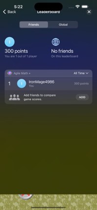 Agile Math + screenshot