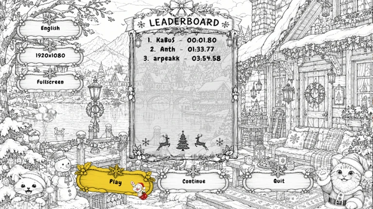 Christmas Mystery: 100 Hidden Cats Image