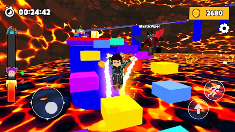 Rainbow Race: Obby Dash screenshot