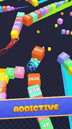 2048 Snake : Number Cube Snake Image