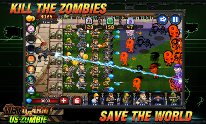 Army vs Zombies :Tower Defense Image