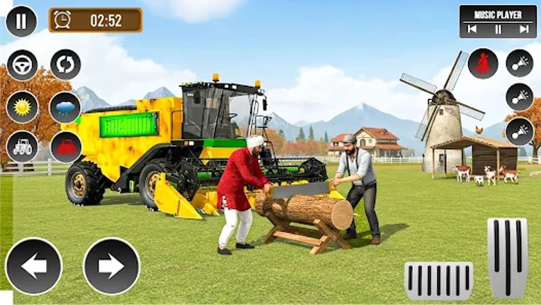 Farm Simulator 3D Tractor Game Image