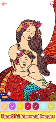 Glitter Color By Number Pages Image