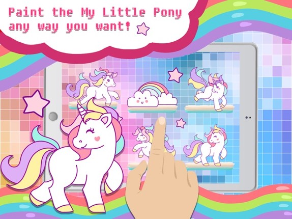 Magic Pegasus Coloring Book - Create a character screenshot