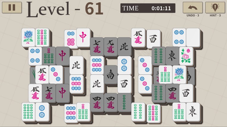 Mahjong Solitaire 100 screenshot