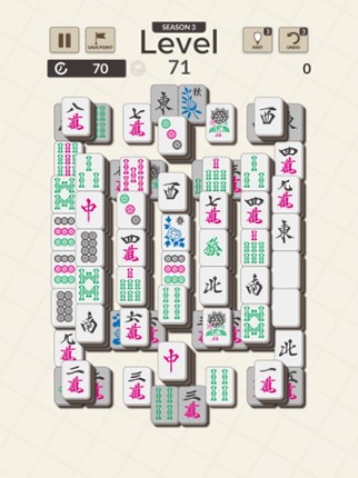 Mahjong Solitaire 100 screenshot
