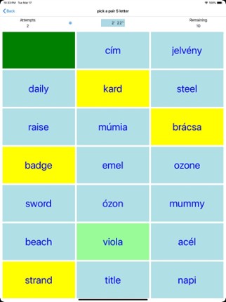 PickAPair Hungarian - English Image