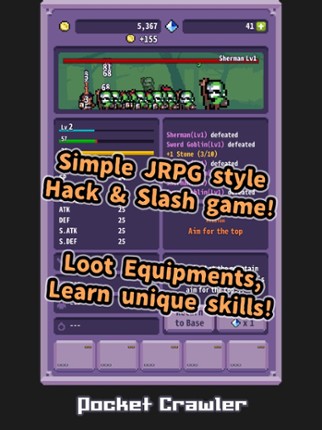PocketCrawler screenshot