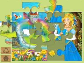 Princess Puzzles and Painting Image