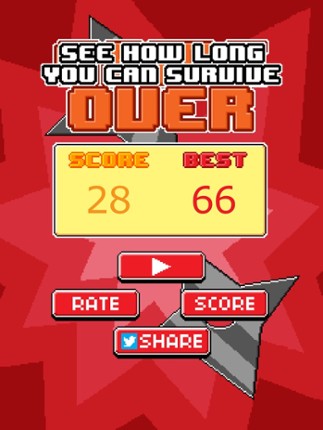 Red Ninja Escape - Go Run Away Challenge 8 bit Games screenshot