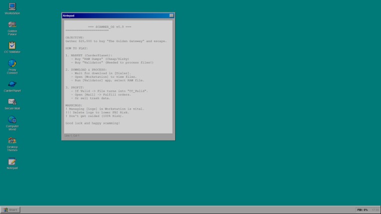 SCAMMER '99 screenshot