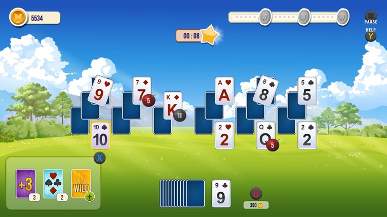Solitaire TriPeaks Flowers screenshot