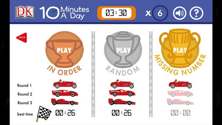 10 Minutes a Day Times Tables screenshot