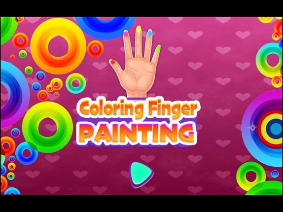 Coloring Finger Painting Games screenshot