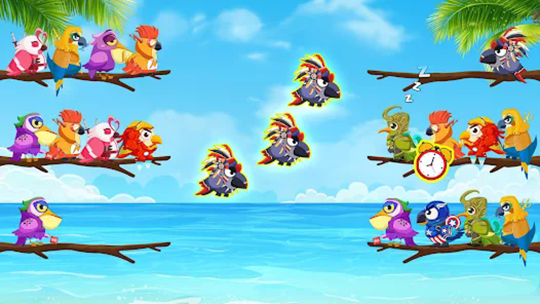 Bird Sort 2: Color Puzzle screenshot