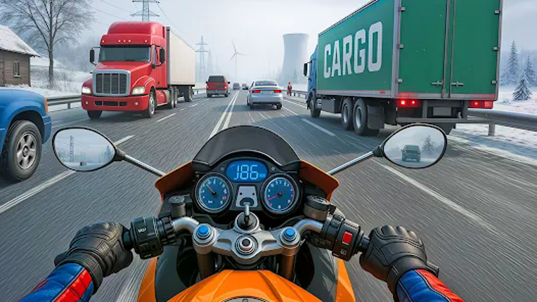 Highway Bike Rider 3D screenshot