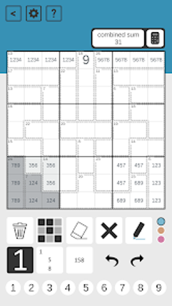 Killer Sudoku screenshot