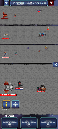 X Hero Line Defense War screenshot