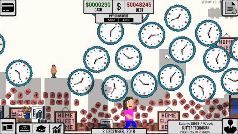 Life and Debt: A Real Life Simulator screenshot