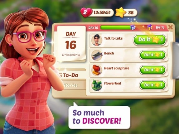 Lily’s Garden: Match & Design screenshot