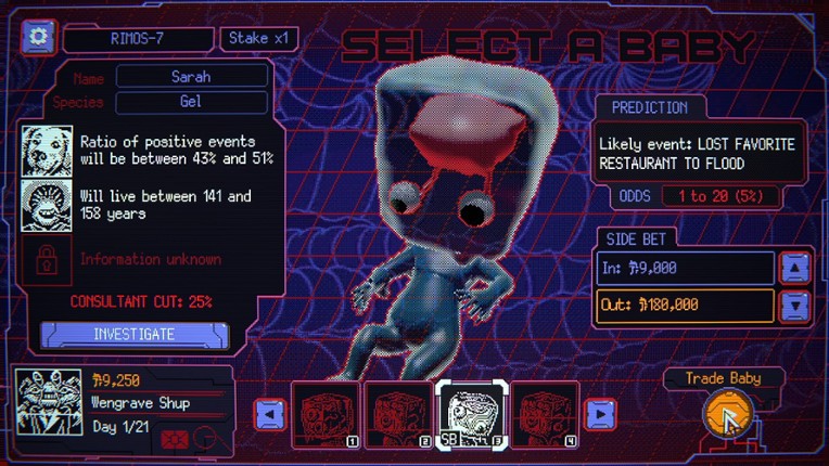 Space Warlord Baby Trading Simulator screenshot