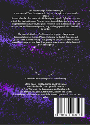 The Nomads Guide to Qualia - an Osmond Ward Expansion Image