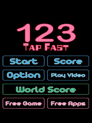 123 Numbers Tap Fast Game screenshot