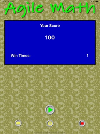 Agile Math + screenshot