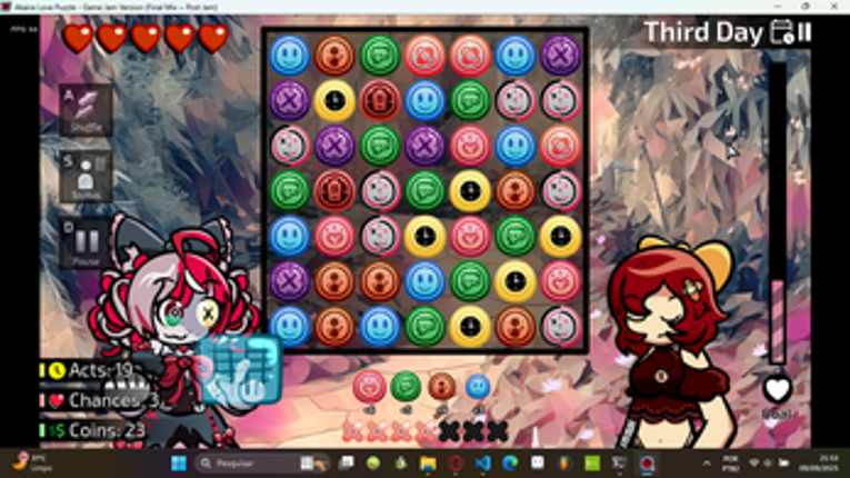 Akaira's Love Match (Game Jam ~ Unfinished Version) screenshot