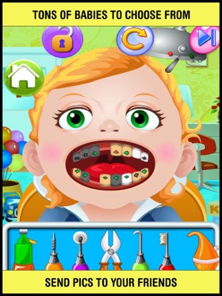 Baby Doctor Dentist Salon Games for Kids Free screenshot