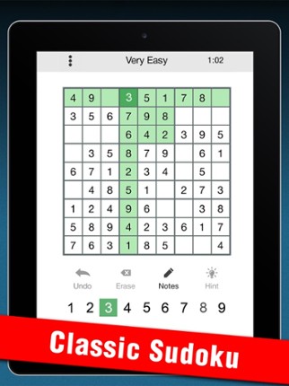 Classic Sudoku - 9x9 Puzzles Image